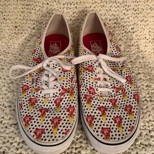 Vans ice-cream design unisex athletic shoes, 
women’s size 10.